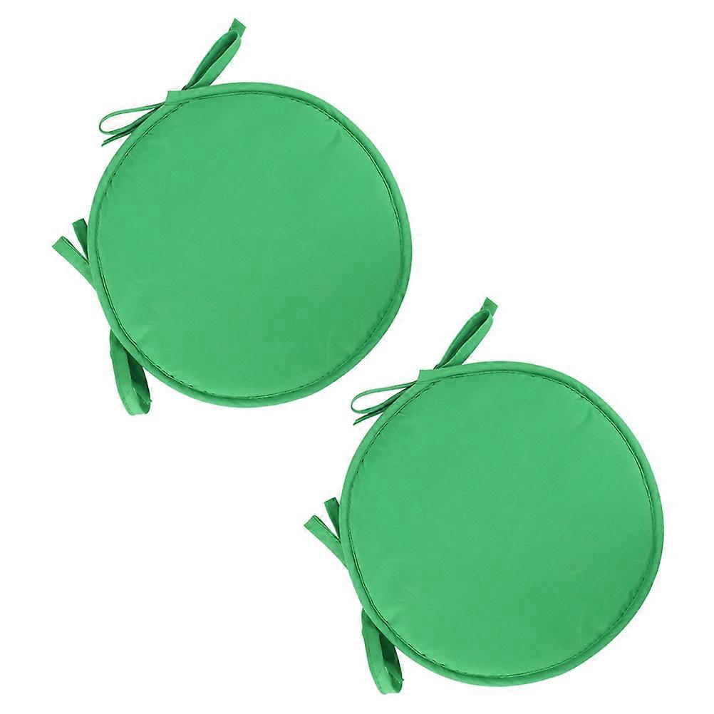 Thickened Round Seat Cushion Comfortable Sponge Chair Pad for Home, Office & Restaurant Dining Chairs and Stools Green Decorative Cushion