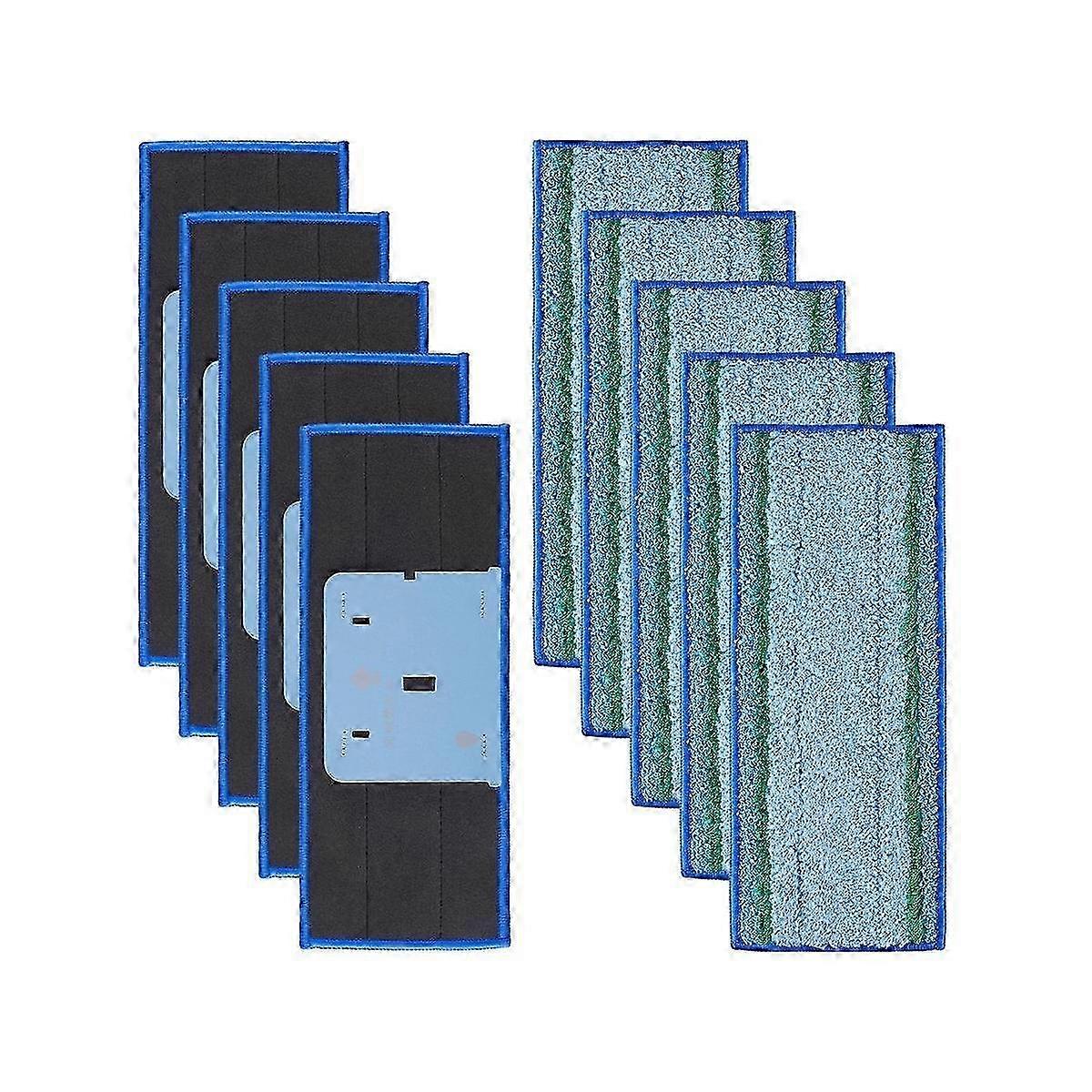 10-Pack Washable Microfiber Replacement Cleaning Pads for Jet M6 Ultimate Robot Mop