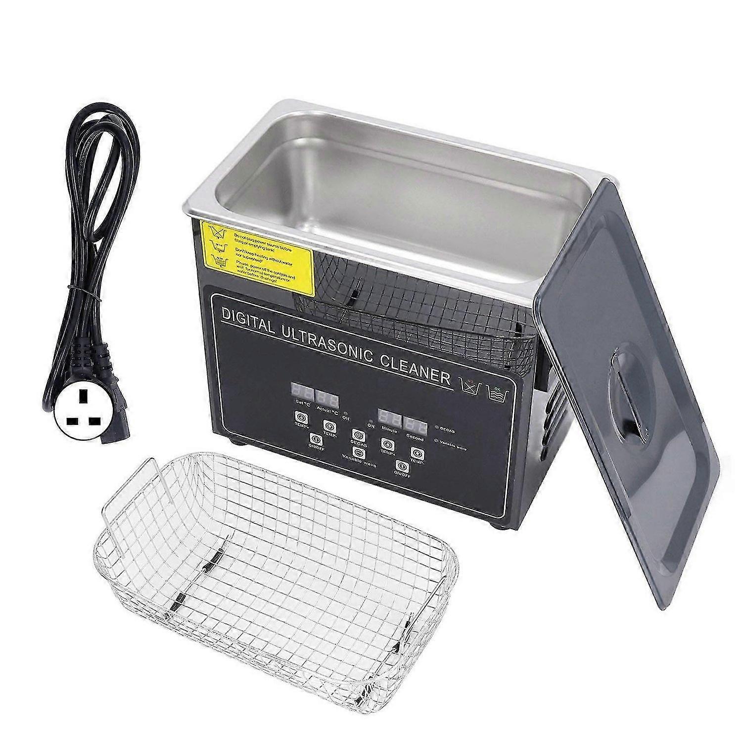 Ultrasonic Cleaner Degassing Variable Wave 3L for Laboratory Fuel Spray Nozzle PCB YM23AUK Plug 220V