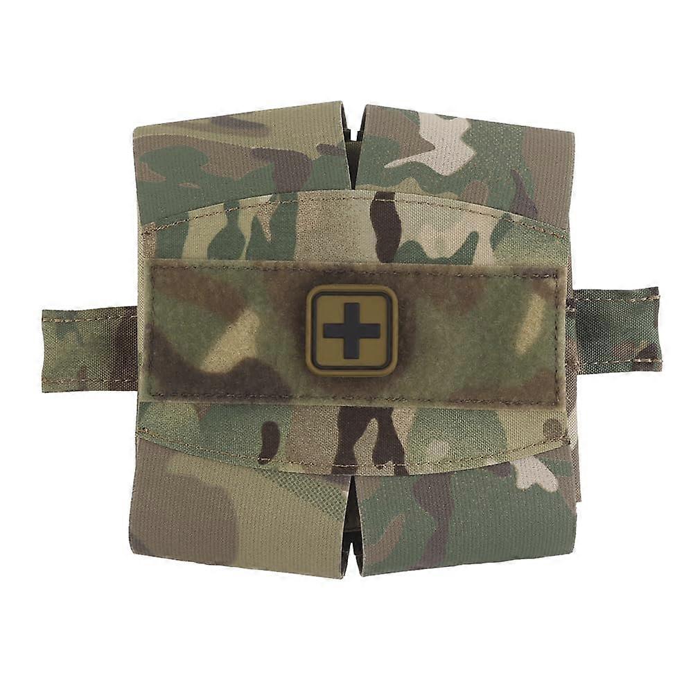 Tactical Micro Trauma IFAK Bag Plus Size Medic Kit EDC for MOLLE Belt and Waist Bag in CP Color