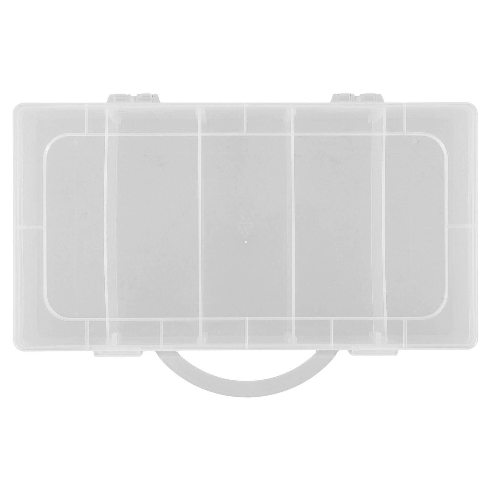 Plastic Case Organizer Daily Use Tool Box Tight Seal For Parts 23.50X13.50X4.50CM 1Pcs