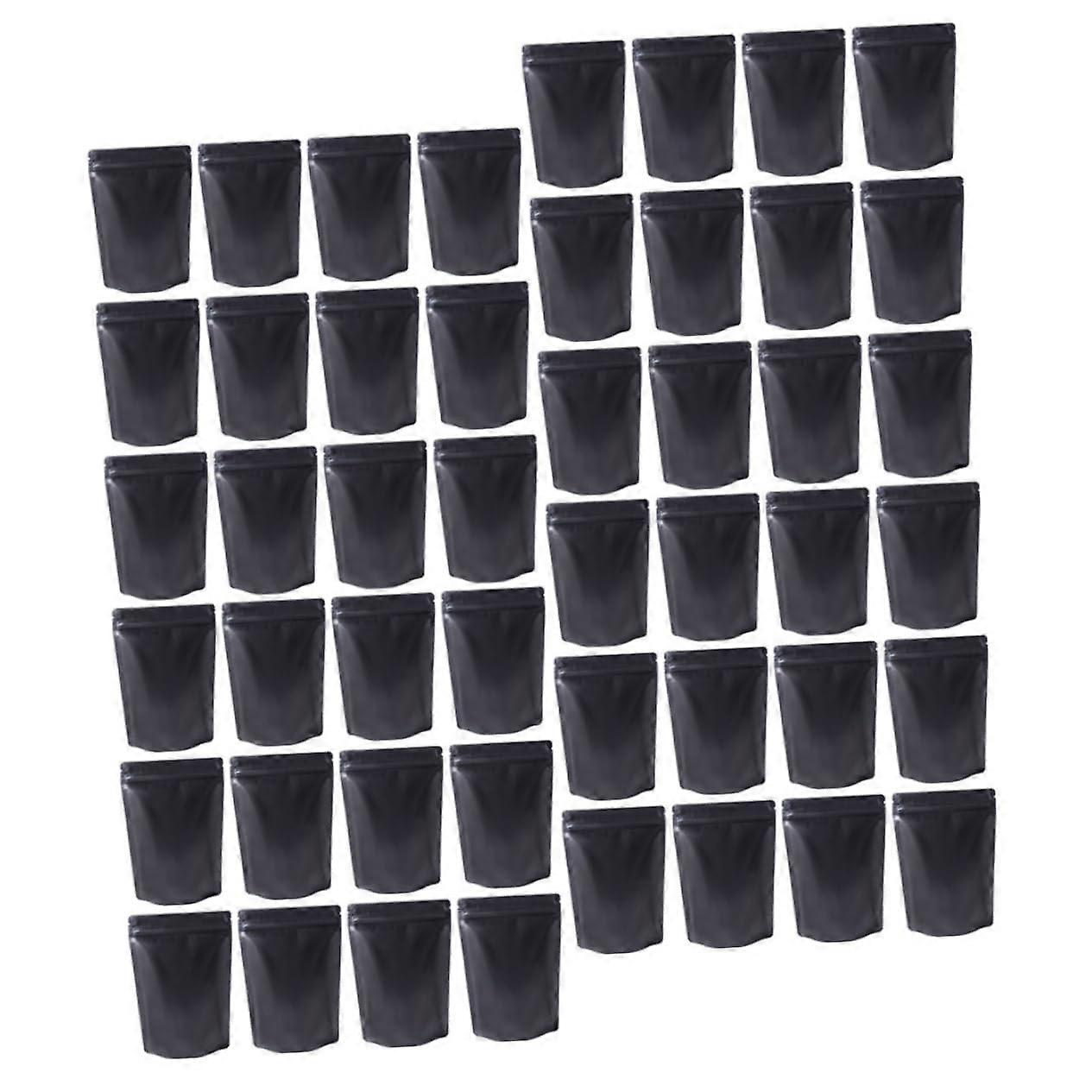 100 Pieces Odor-Proof Storage Bags Resealable Bags for Food with Self-Sealing Design for Tea and Sweets 9x12 Inches