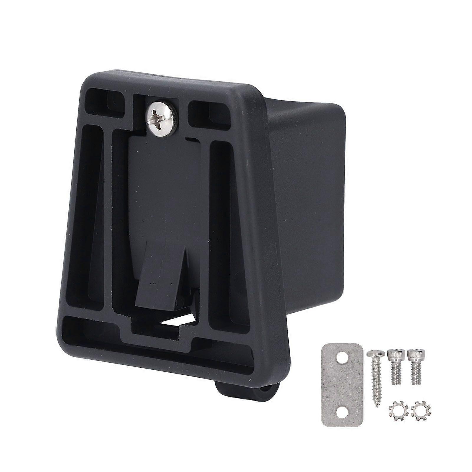 Bike Front Carrier Block Reinforced PA66 Fiberglass Front Carrier Adapter Bag Bracket for Brompton Folding Bike Cycling Part BlackYMQX)