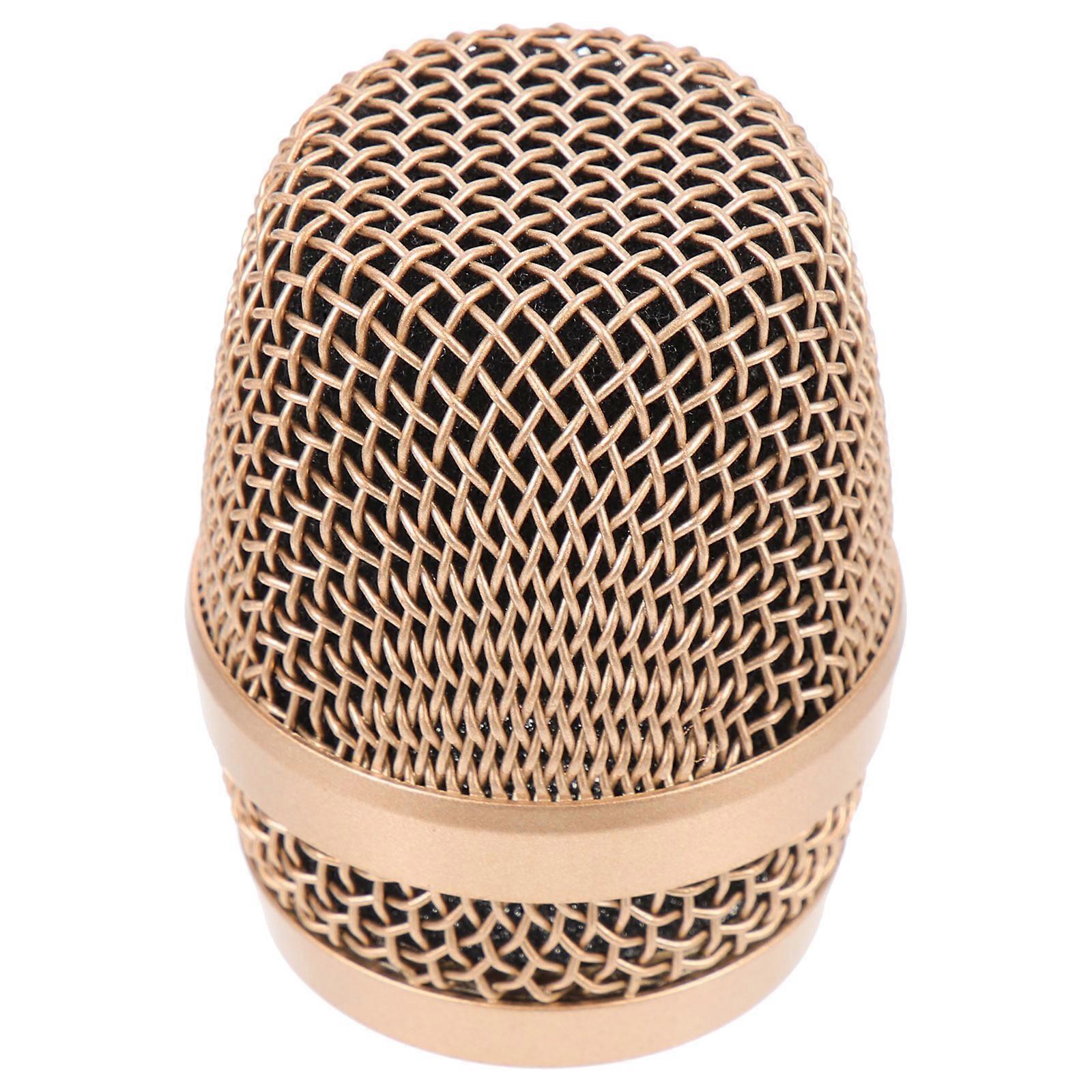 Metall Mikrofon Mesh Heads Mikrofon Metallgitter Live Performance 1Pcs