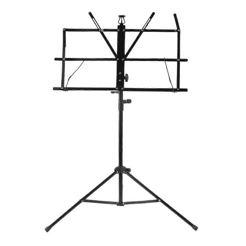 Universal Music Stand for Guitar and Violine, Small Music Stand for Guitar, Music Stand for Guzheng Violine Erhu, Sheet Music Stand, Black Ref: 8315
