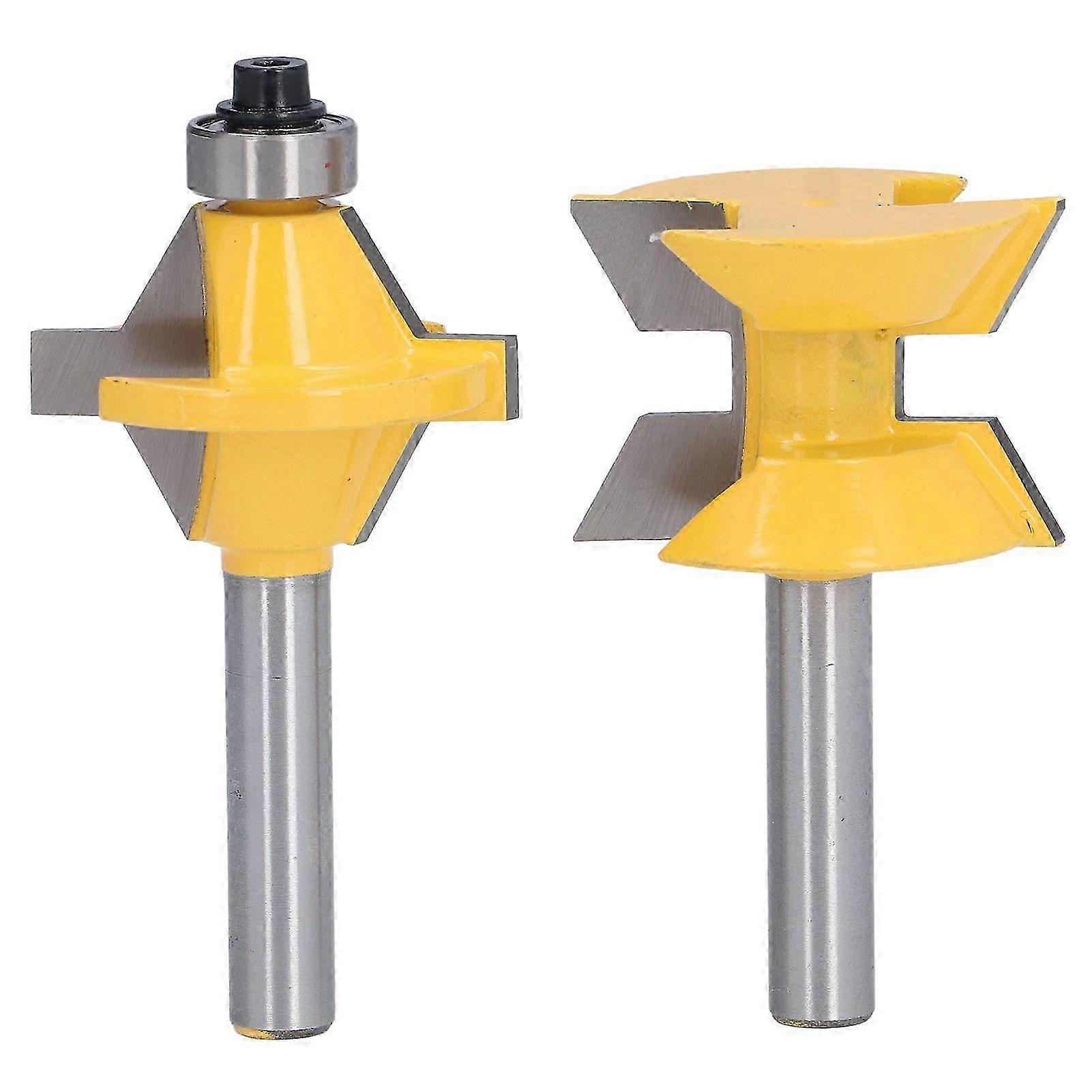 2Pcs Router Bit 8mm Shank 120 Degree Cutter Grooving Cutting Tool for Woodworking YEMAA SZRH A-D 2026