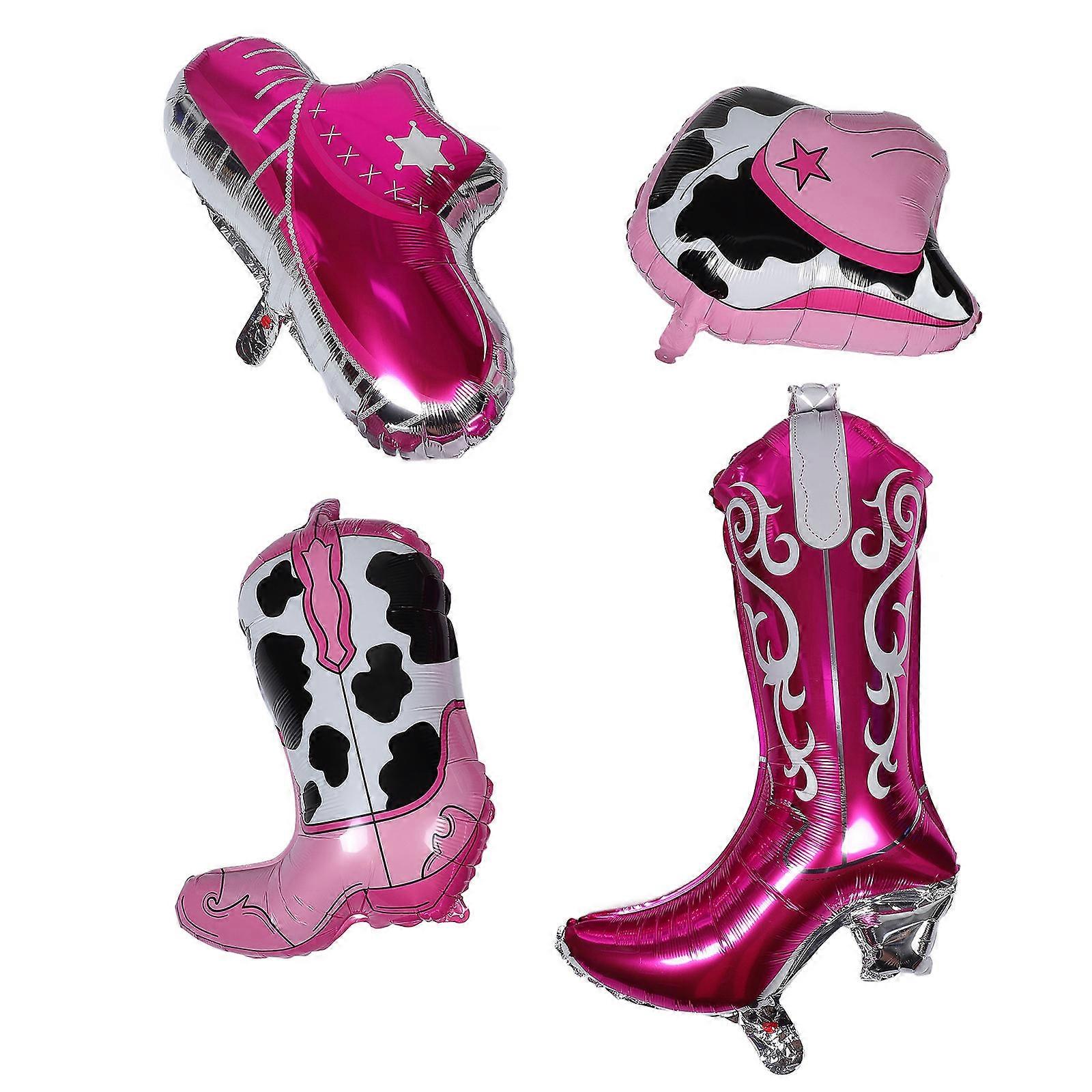 Cowgirl Disco Party Decorations Western Themed Balloons Assorted Color 50.00X48.00X48.00cm Western Theme Creation