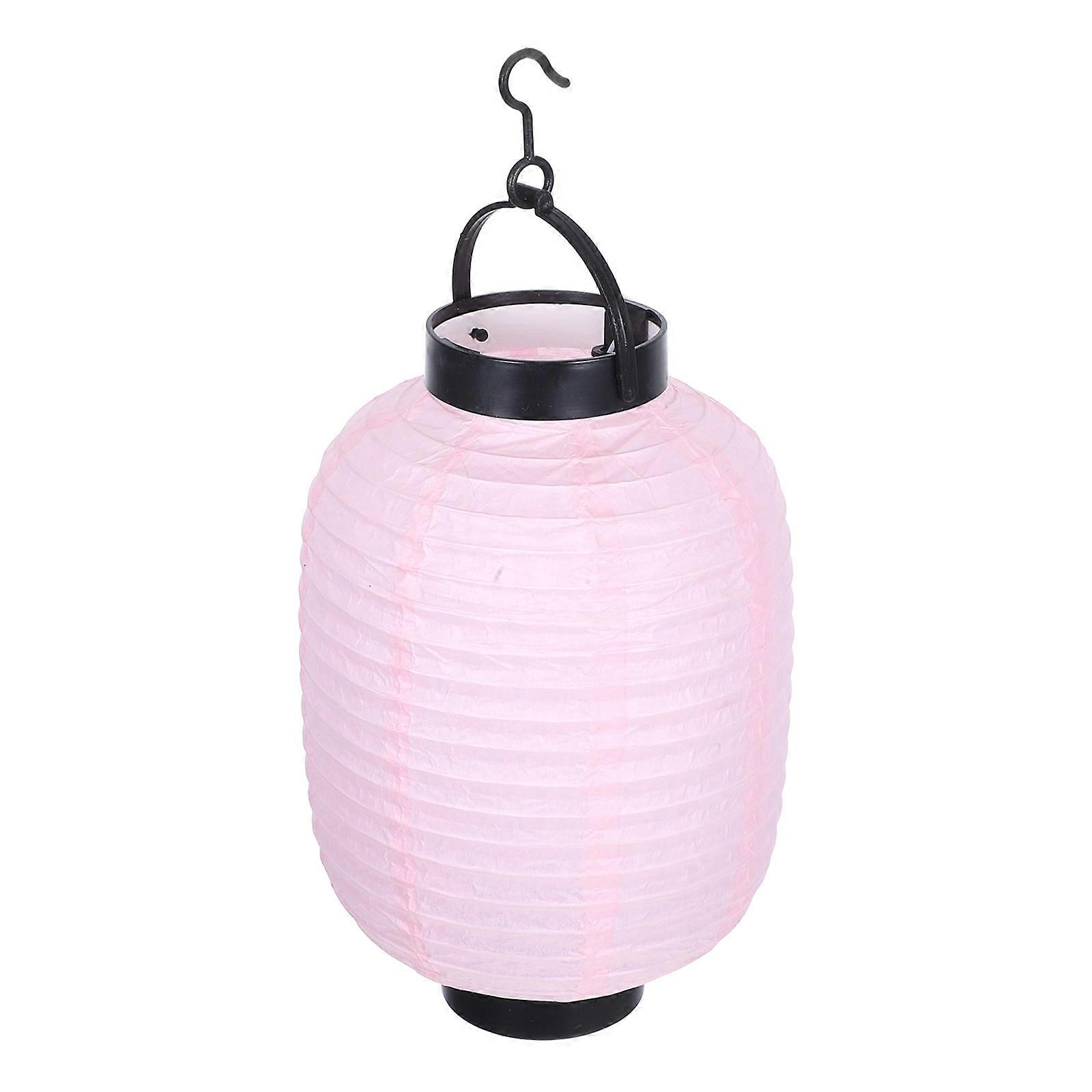 Pink Paper Lantern Japanese Traditional Lantern for Decor Foldable Lamp Shade