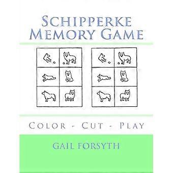 Schipperke-muistipeli : Color-Cut-Play