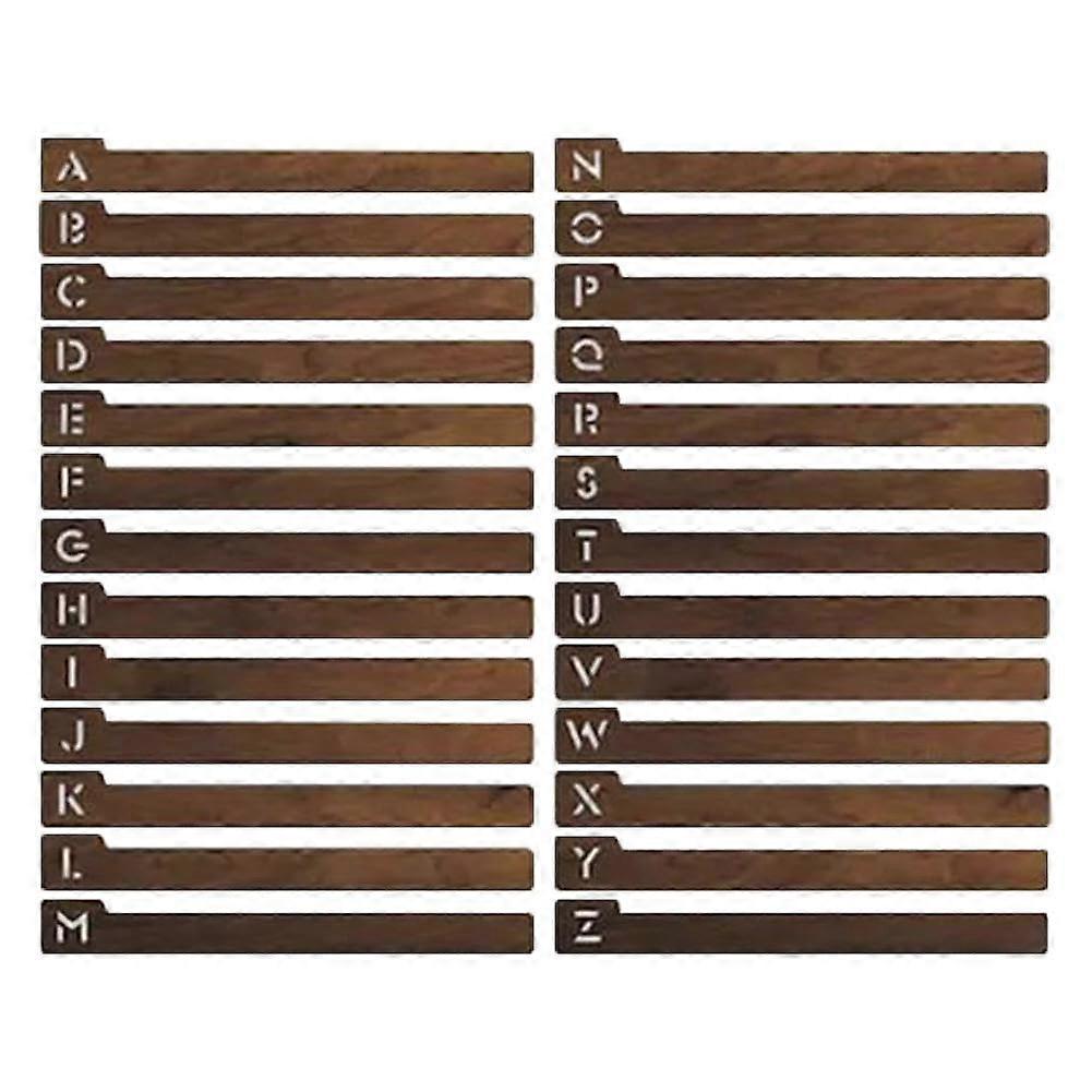 AZ Vinyl Record Dividers, Alphabetic Organizer Guides, 1 set / 26 pieces