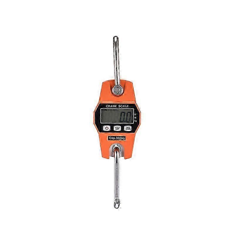 Electronic Scale 300kg Hanging Hook Scale LCD Dynamometer Industrial Hook Scale Weight Scale 300kg/600lbs