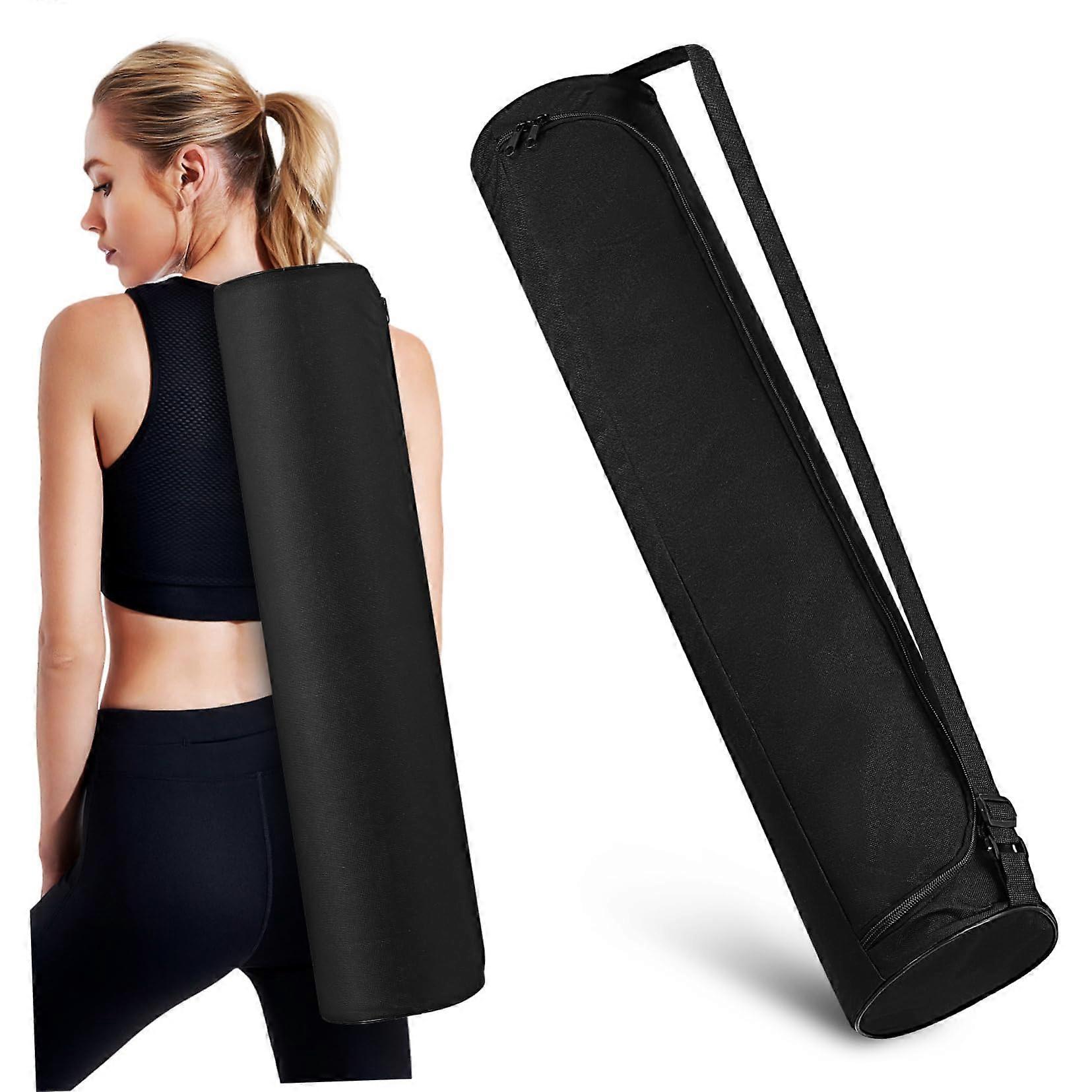 Yoga Mat Carry Bag Oxford Adjustable Shoulder Strap Spacious for Yoga and Multifunctional Use