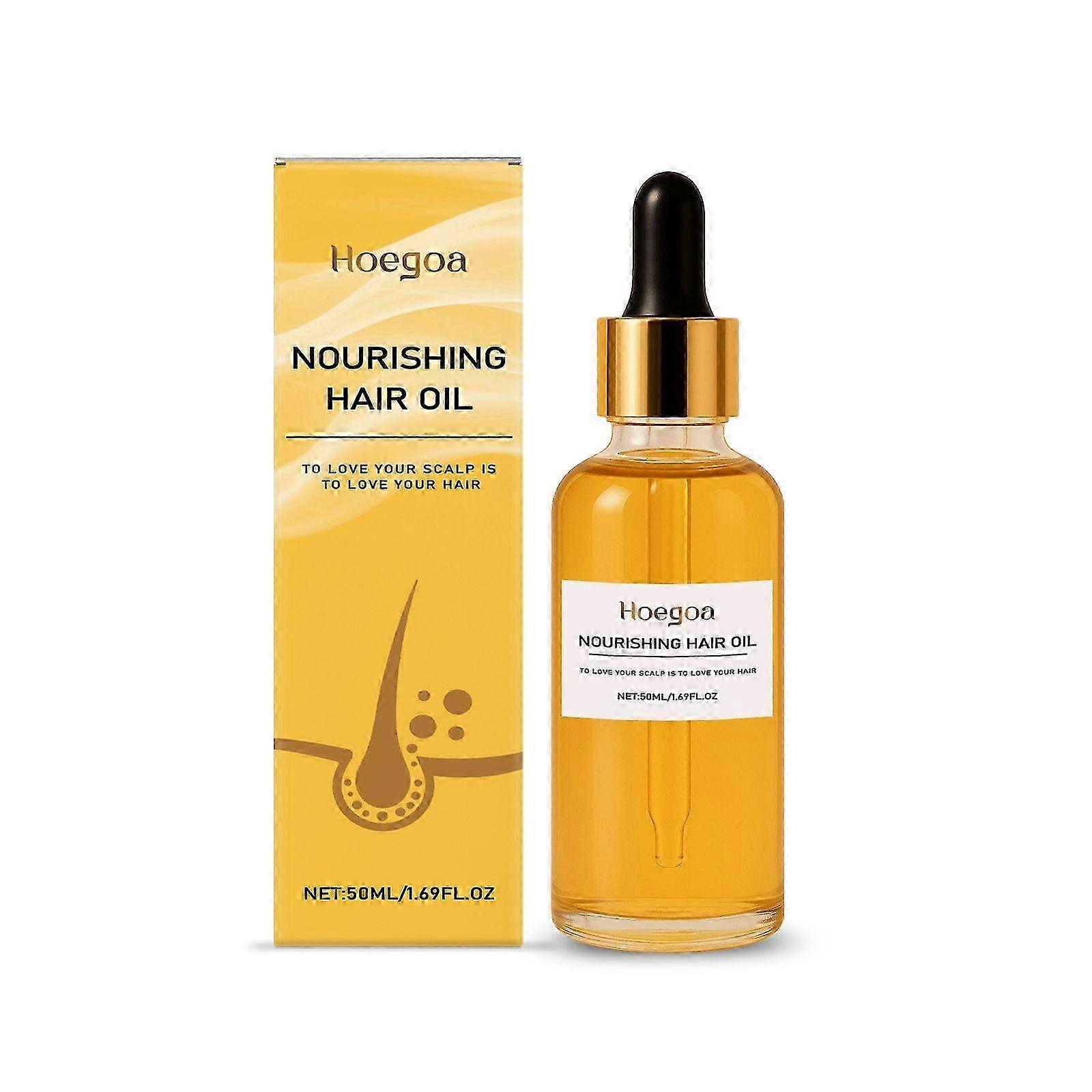 50 ml d’huile capillaire nourrissante - Hydratation profonde du cuir chevelu et des cheveux, favorise la croissance, douce pour tous les types de cheveux grâce à l’huile de noix de coco et à la vitamine E