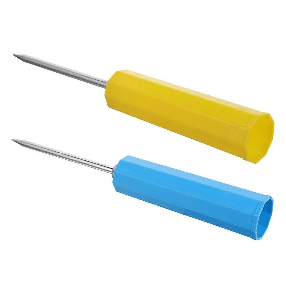 Fishing Rod Holder for Ground Stakes with Stable Support and Portable Design Plastic and Metal 2pcs