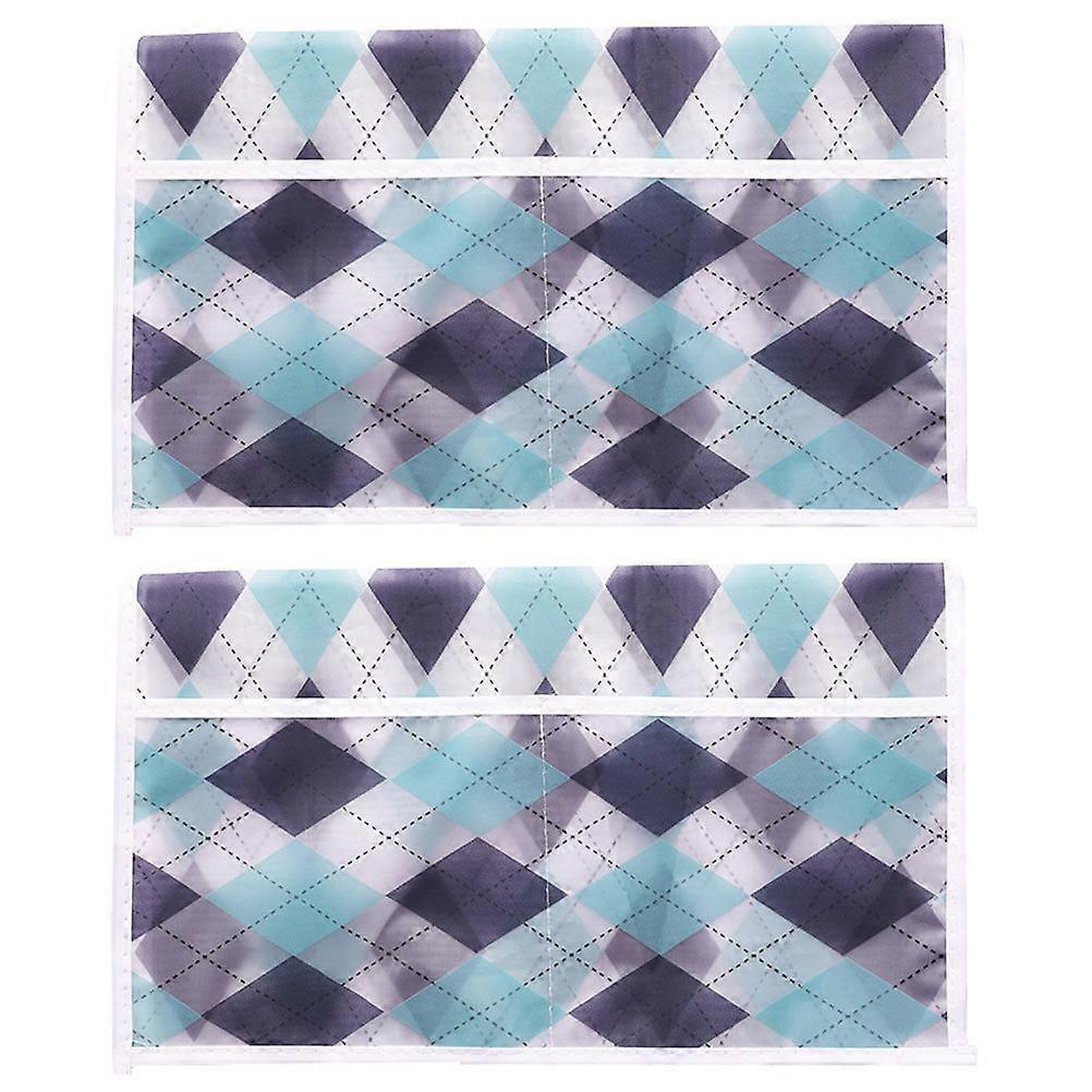 Oven Protector Microwave Oven Cover Cloth Fresh Style Rectangular EVA Home Use 2Pack