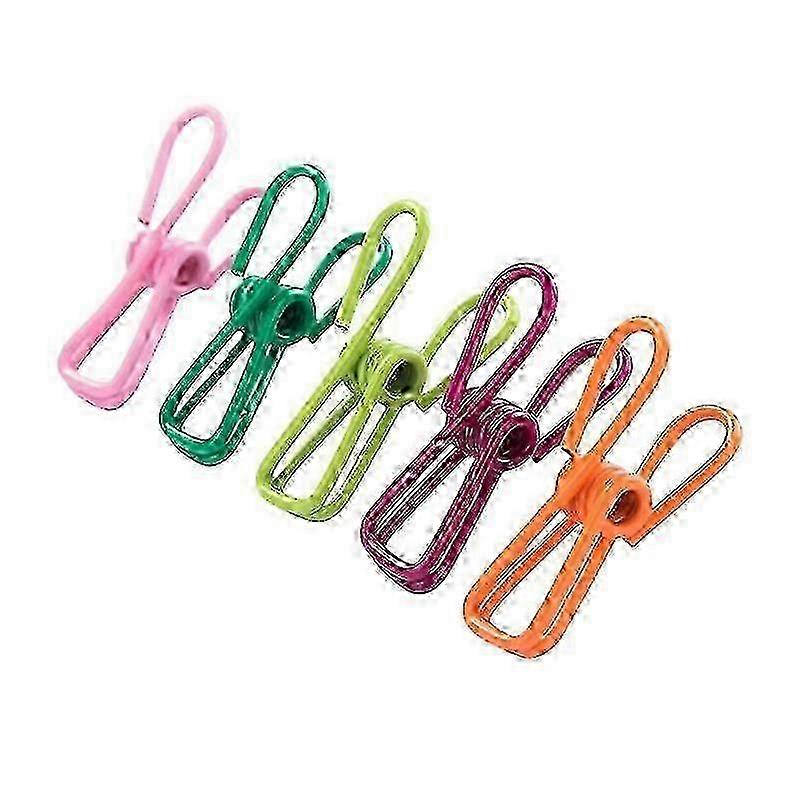 10-Pack Colorful Multi-Purpose Clips, Made of Metal, 5.5cm x 1.7cm x 3cm