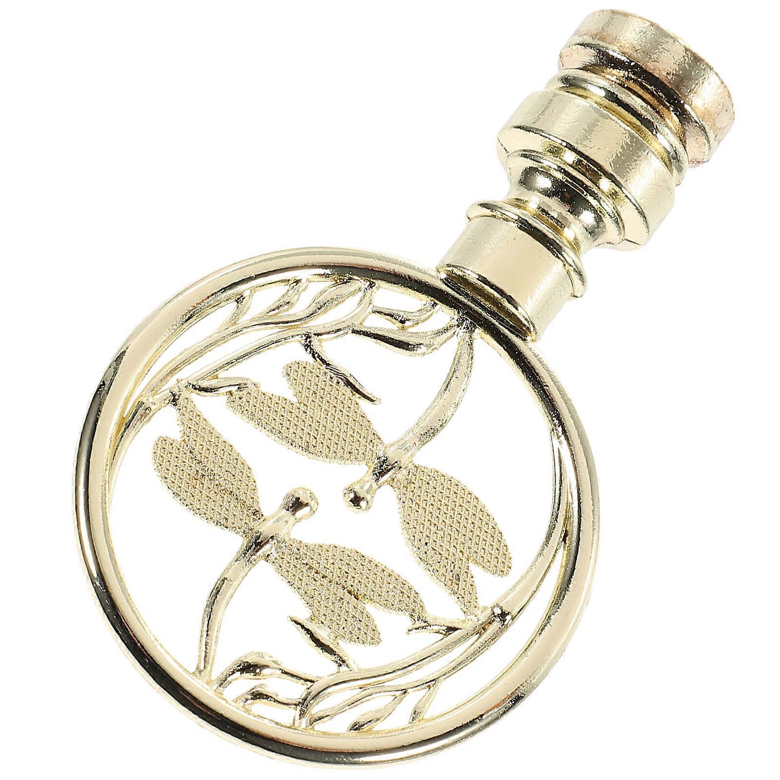 Dragonfly Metal Lamp Finial Cap Knob Golden Decorative Lampshade Decoration for