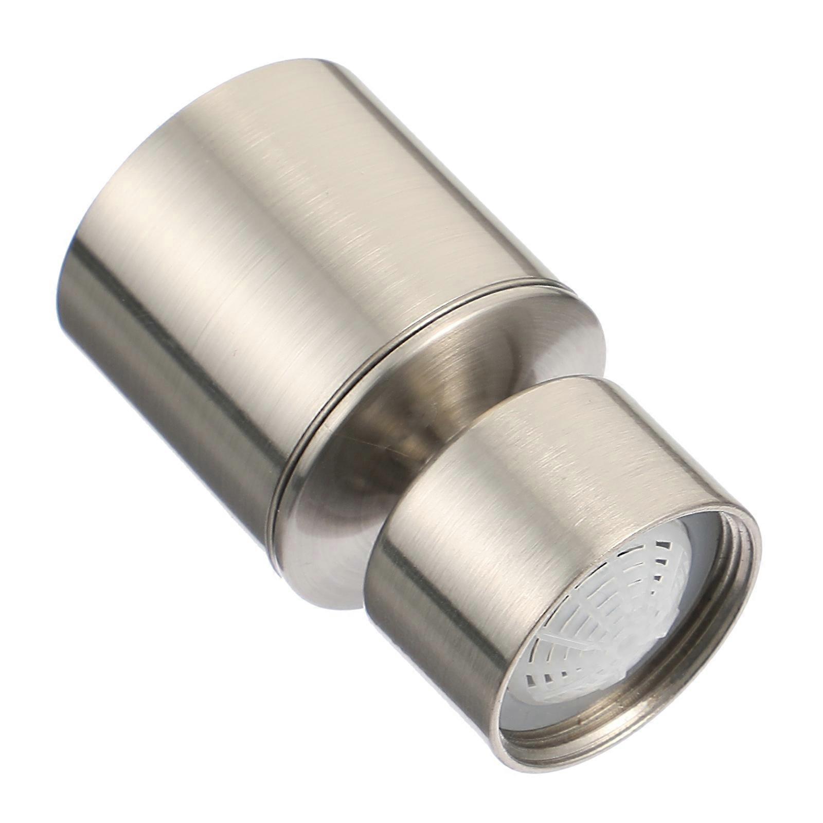 Rotatable Stainless Steel Bubbler Connector for Kitchen Sink Energy Saving Tap Nozzle with Water Flow for Easy Cleaning