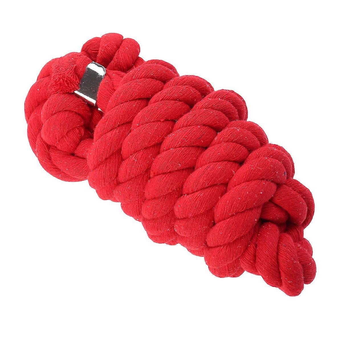 Horse Training Equipment Braided Red Rope Stable Daily Use 200cm 1Set