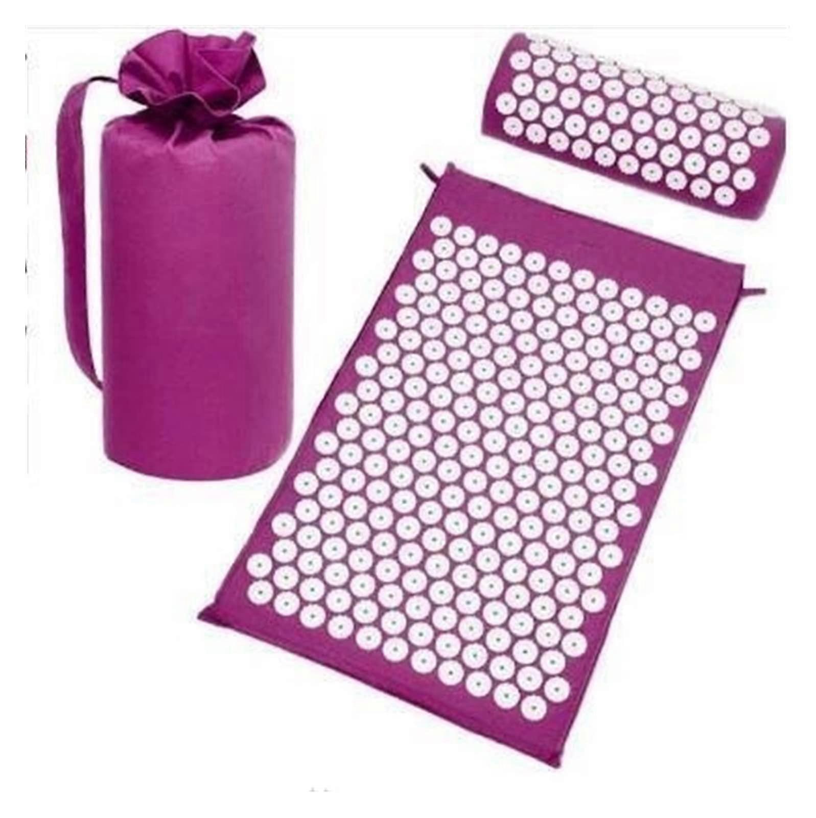 Massage Cushion Acupressure Mat Head Neck Back Foot Massage Yoga Spike Mat