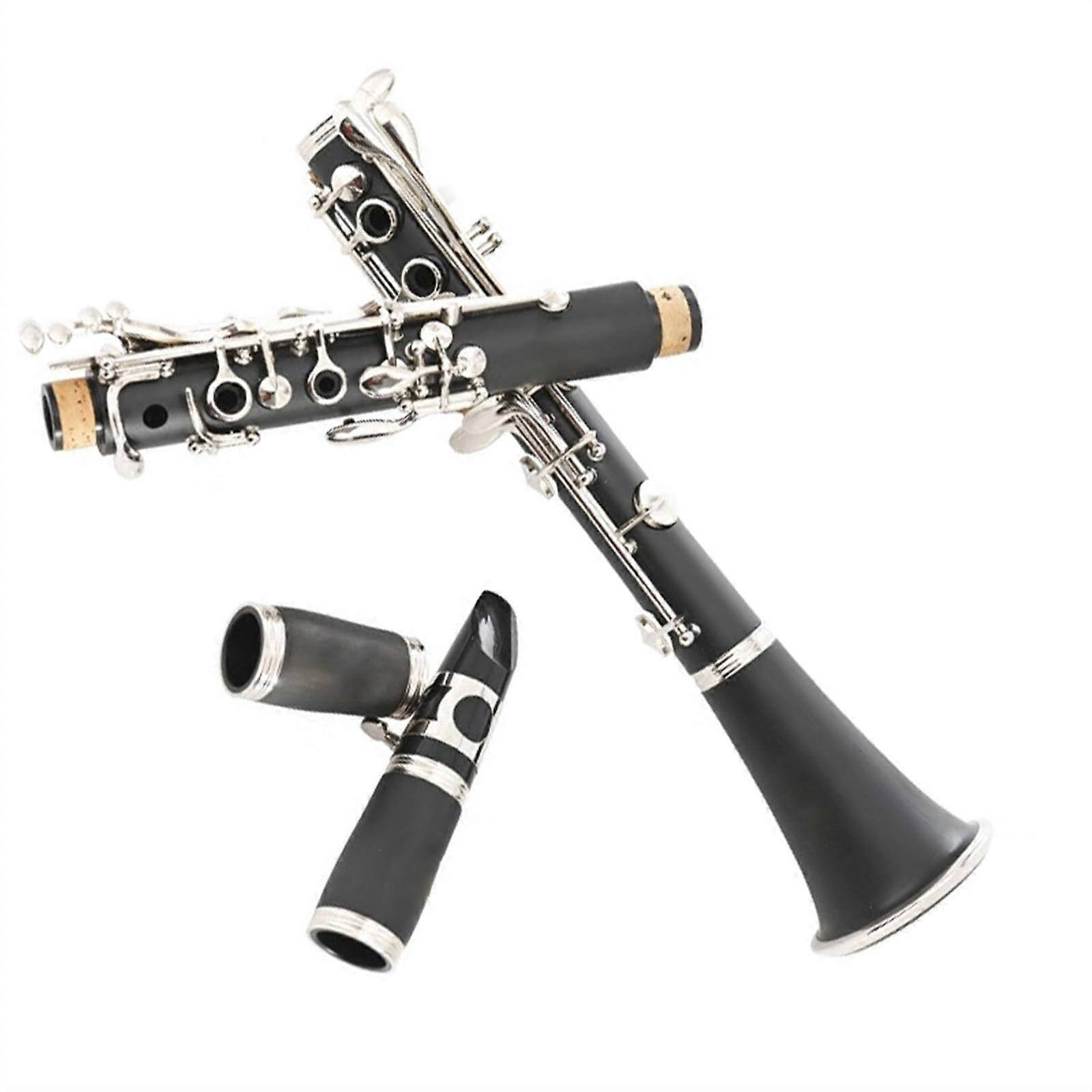Professional Clarinet 17Key BFlat Bakelite Clarinet for Beginners Introduction to the Standard Clarinet Instrument