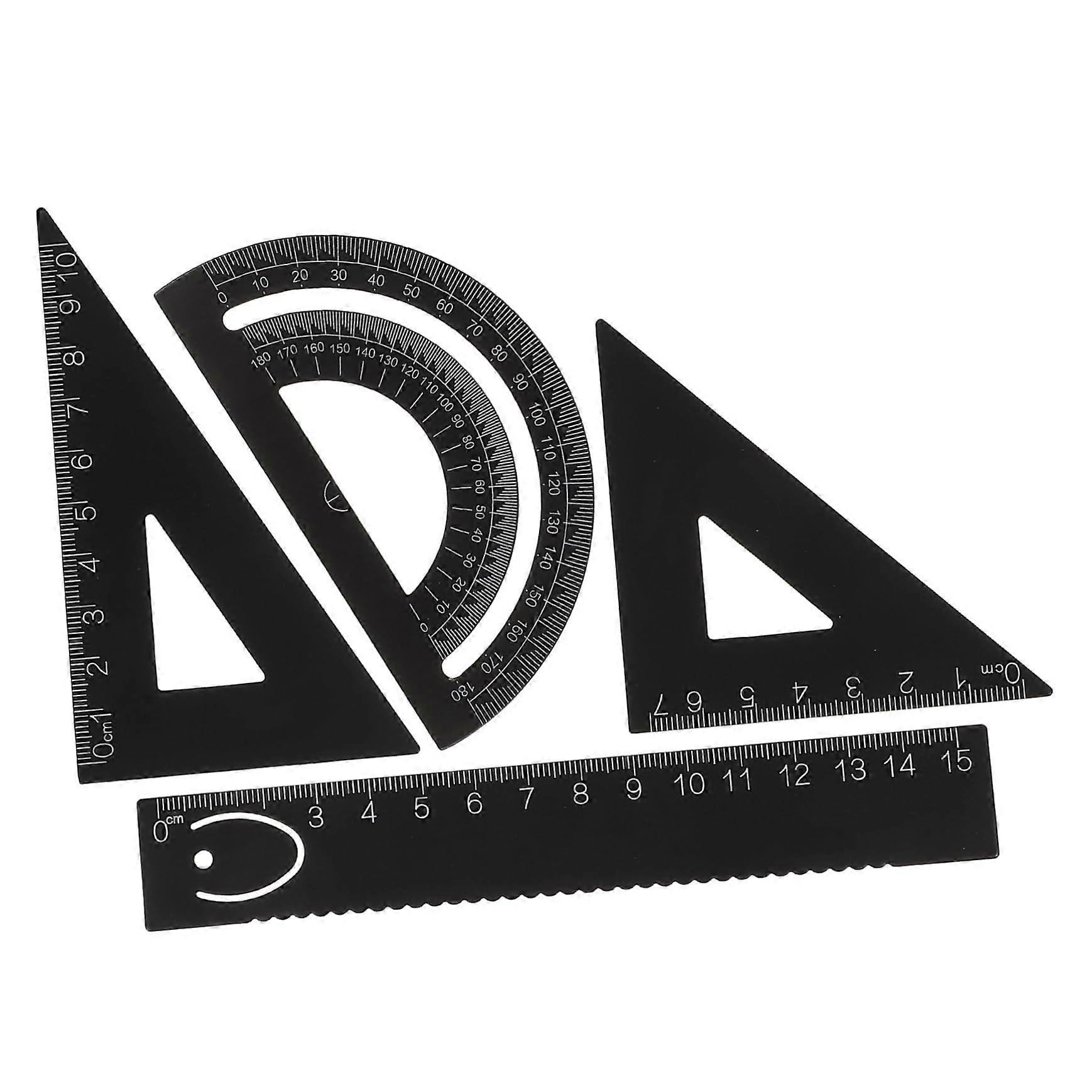 1 Set Drawing Tools Segmented Ruler Portable For Students And Engineers, Precise Drafting Tools Art Architecture Math