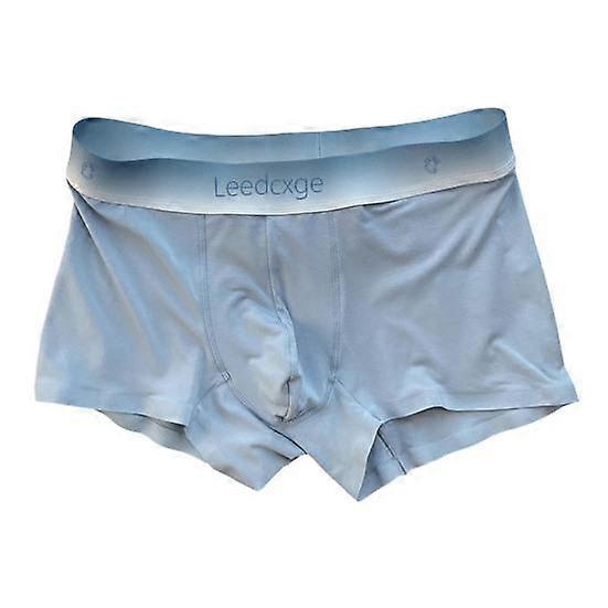 Men Boxer Underwear Letter Print Gradient Design Shorts Elastic Briefs Mid-rise Color Waistband Seamless Panties Daily Wear
