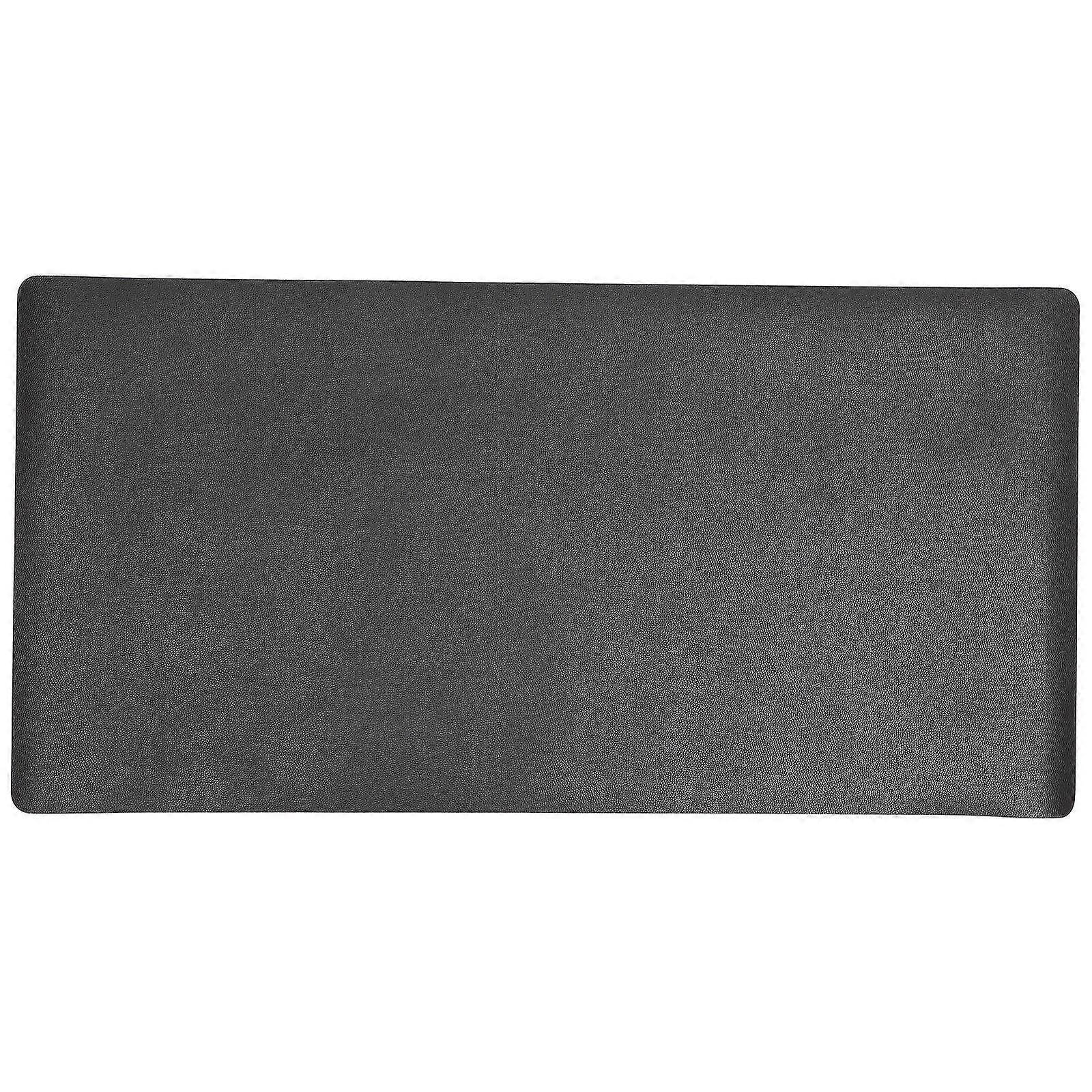 Gaming Mouse Pad with Premium PU Material Double Sides Design Anti Skid Bottom Black 10 x 8 inches