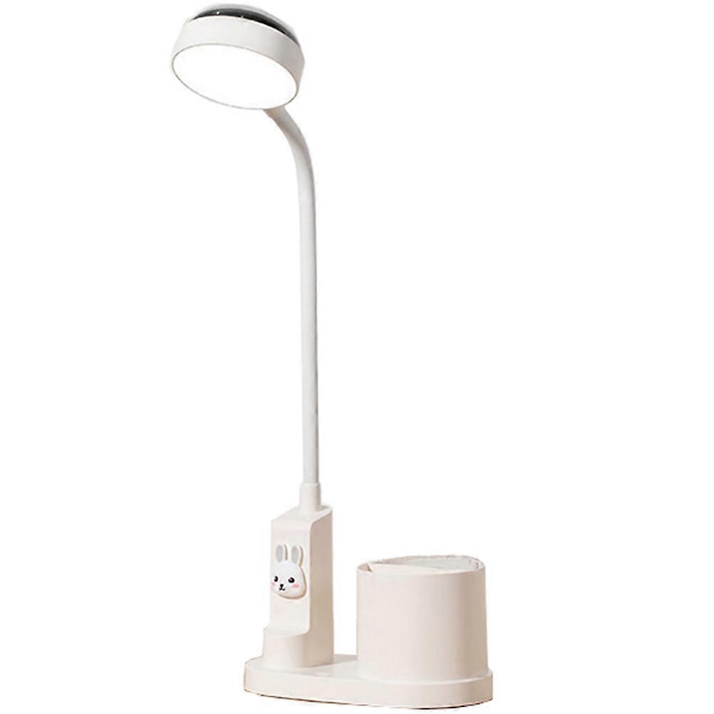 Modern Table Lamp Table Lamp With Star Projector And Pen Holder For Kids Students Adults White 44x17x8.5cm 3 Brightness Levels 1Pack