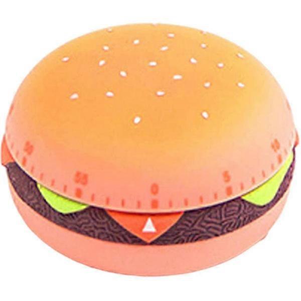60 Minute Mechanical Timer, Hamburger Shaped Kitchen Timer, Cooking Reminder Timer