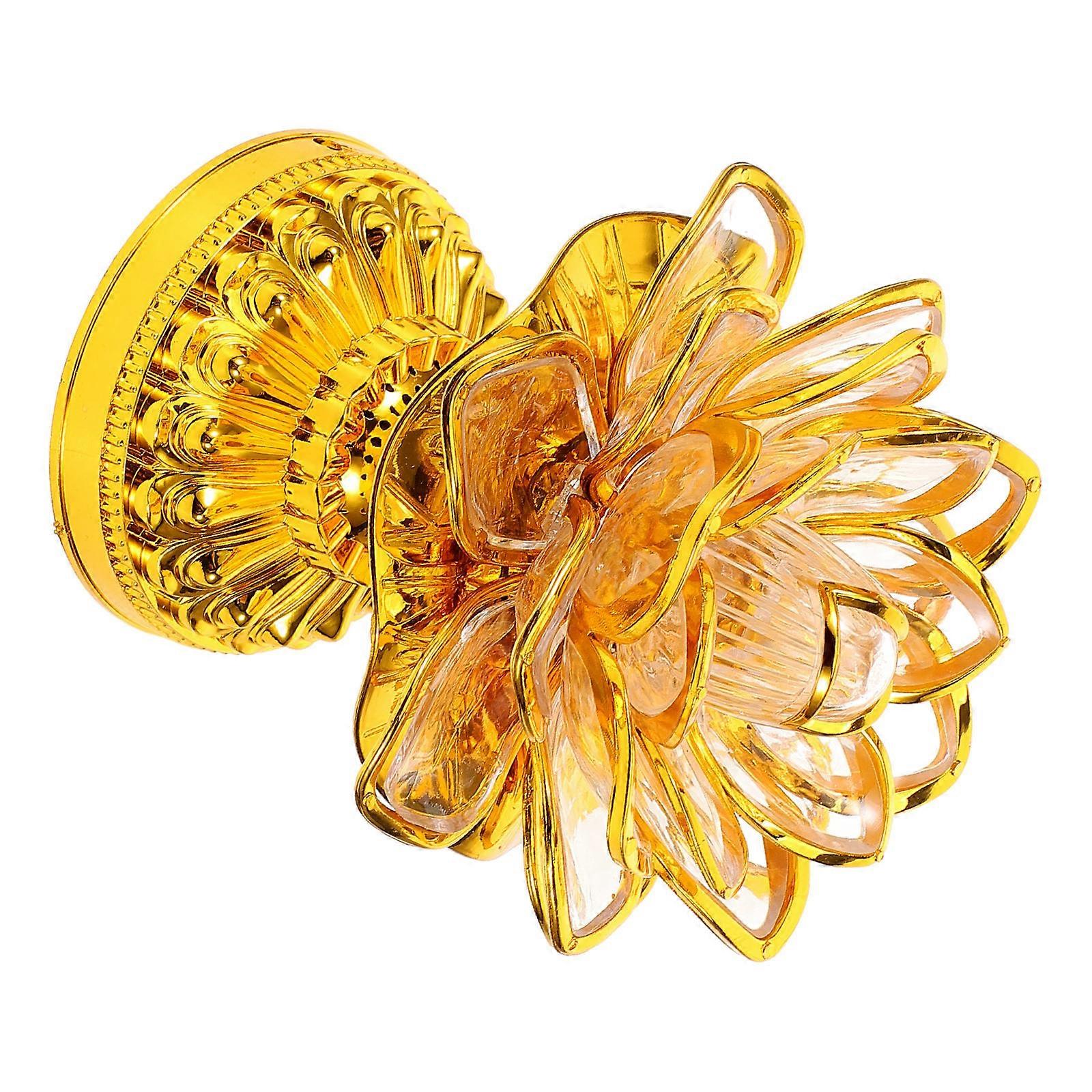 Creative Led Lotus Decor Night Light 13x13cm 1Pcs