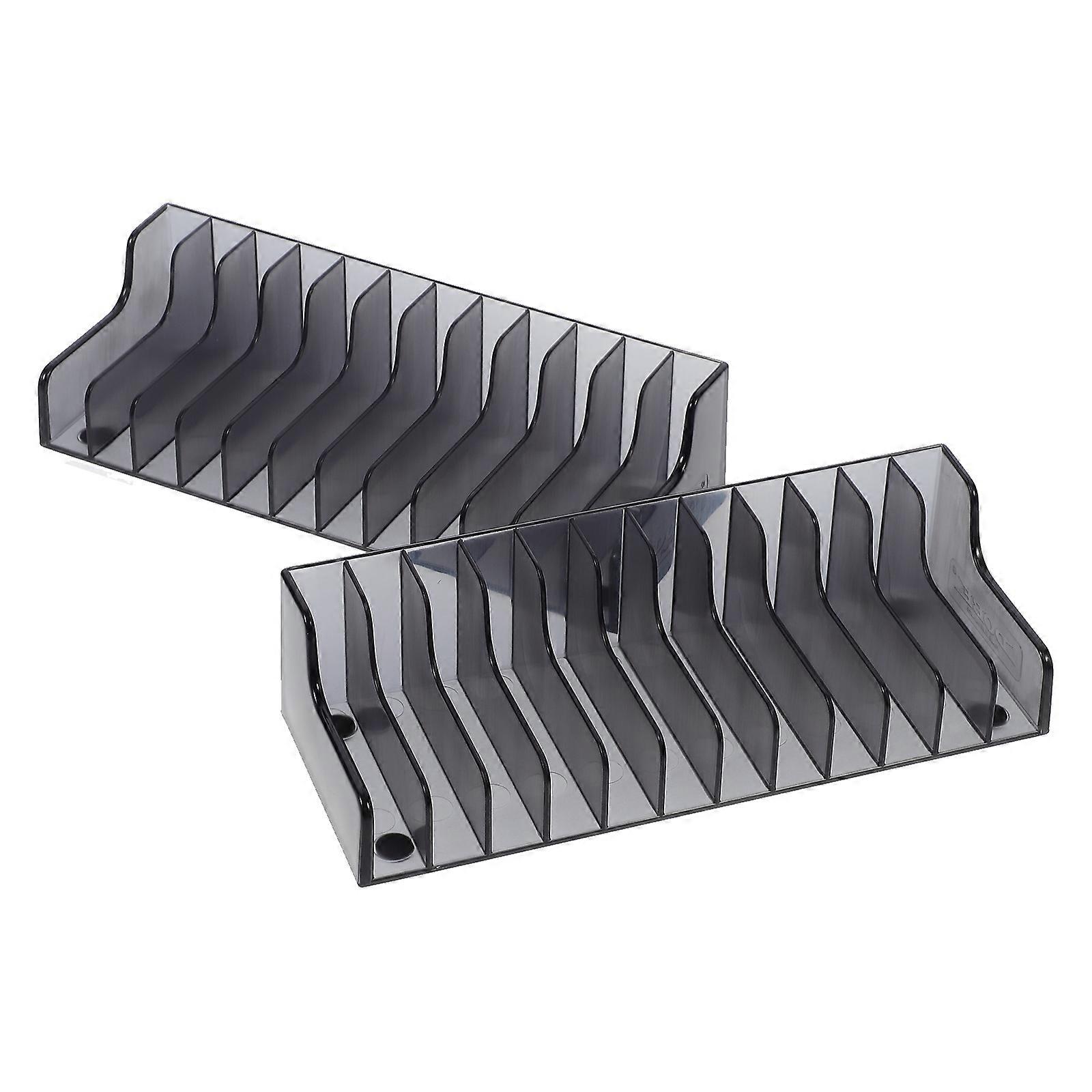 Card Storage Professional Rectangular Game Discs Storage Holder Gaming Home Use 2Pcs