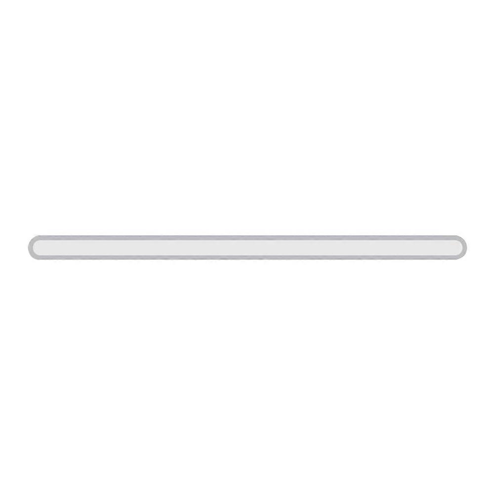 Simple Style White Iron Wall Lamp for Decor with Long Strip Design and Elegant Atmosphere 4.7 Inches