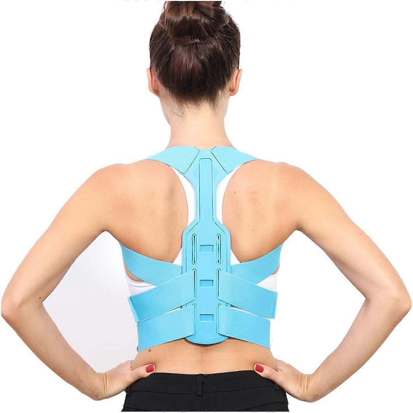 Adjustable Back Posture Corrector for Women, Large Pink Lumbar Support Belt, Invisible Spine Alignment Tool
