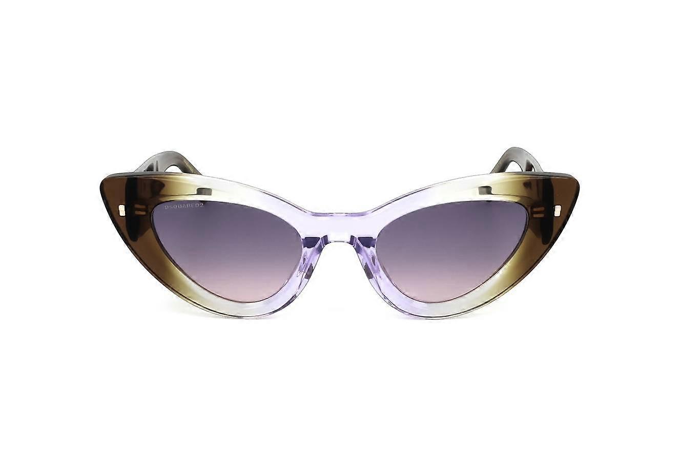 Lunettes De Soleil Dsquared2 D2 0092/S - Marron Lilas - Taille 51/22/145 - Femme - Neuf étiquettes