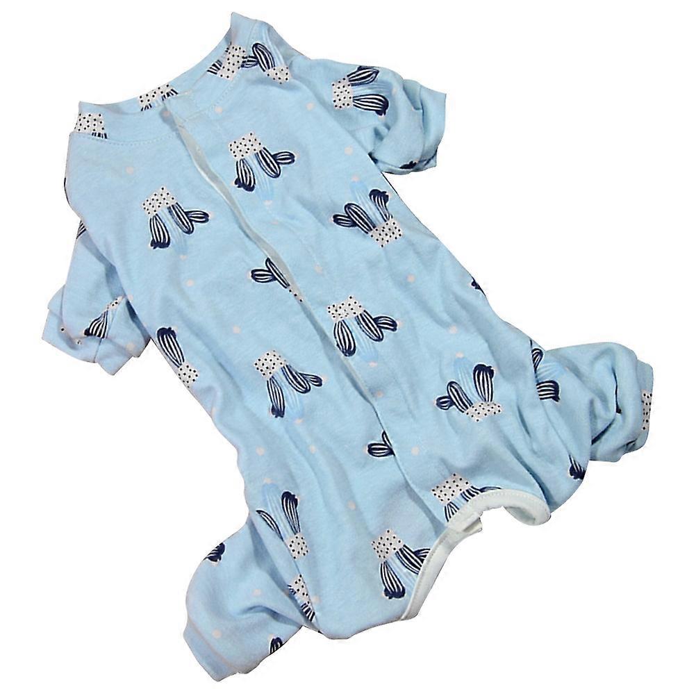 Pet Neutering Suit Dog Recovery Clothes For Daily Activities Size S In Blue Prevent Licking Functionality 1Pack