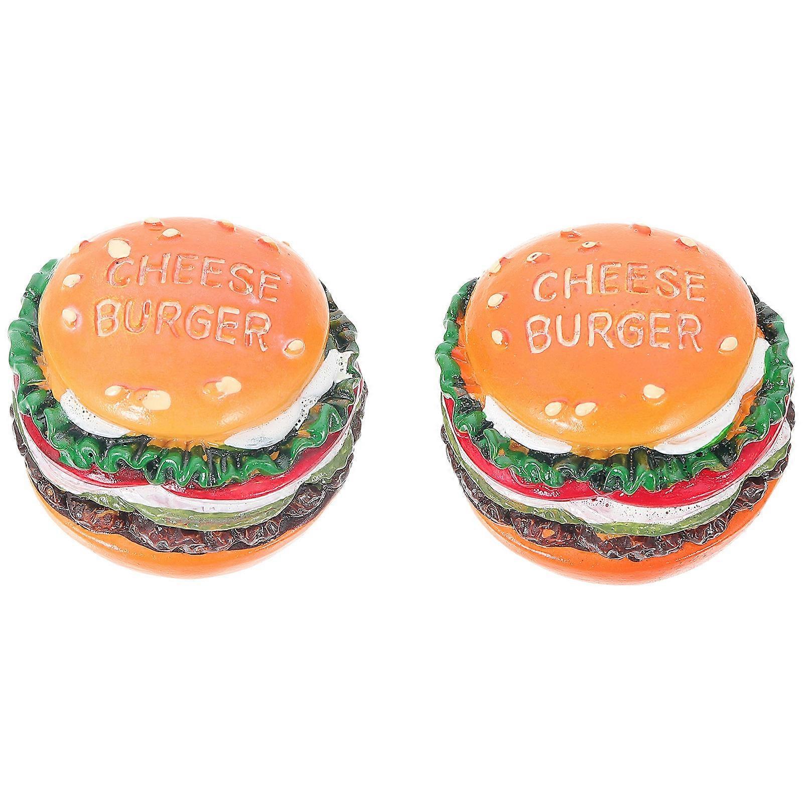 Kitchen Accessories 2Pcs Unique Shape Fridge Decor For Smooth Kitchen Use In Resin Material With Attractive Design