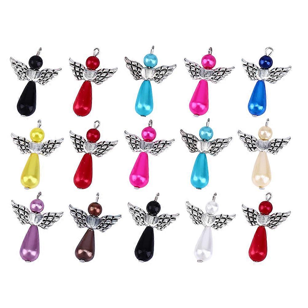 Alloy Wing Charms 15Pcs DIY Materials Great For Gift Giving And DIY Projects With Elegant Wing Design And Assorted
