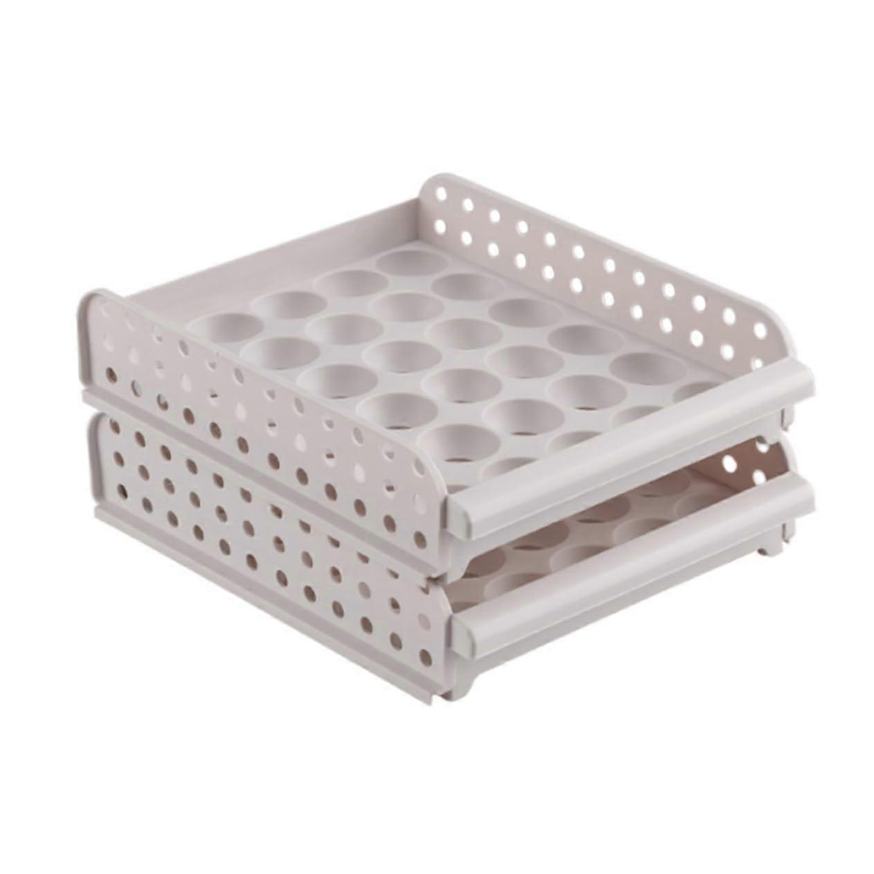 1 piece refrigerator egg holder with space for eggs, practical organizer for sturdy storage of fresh eggs.