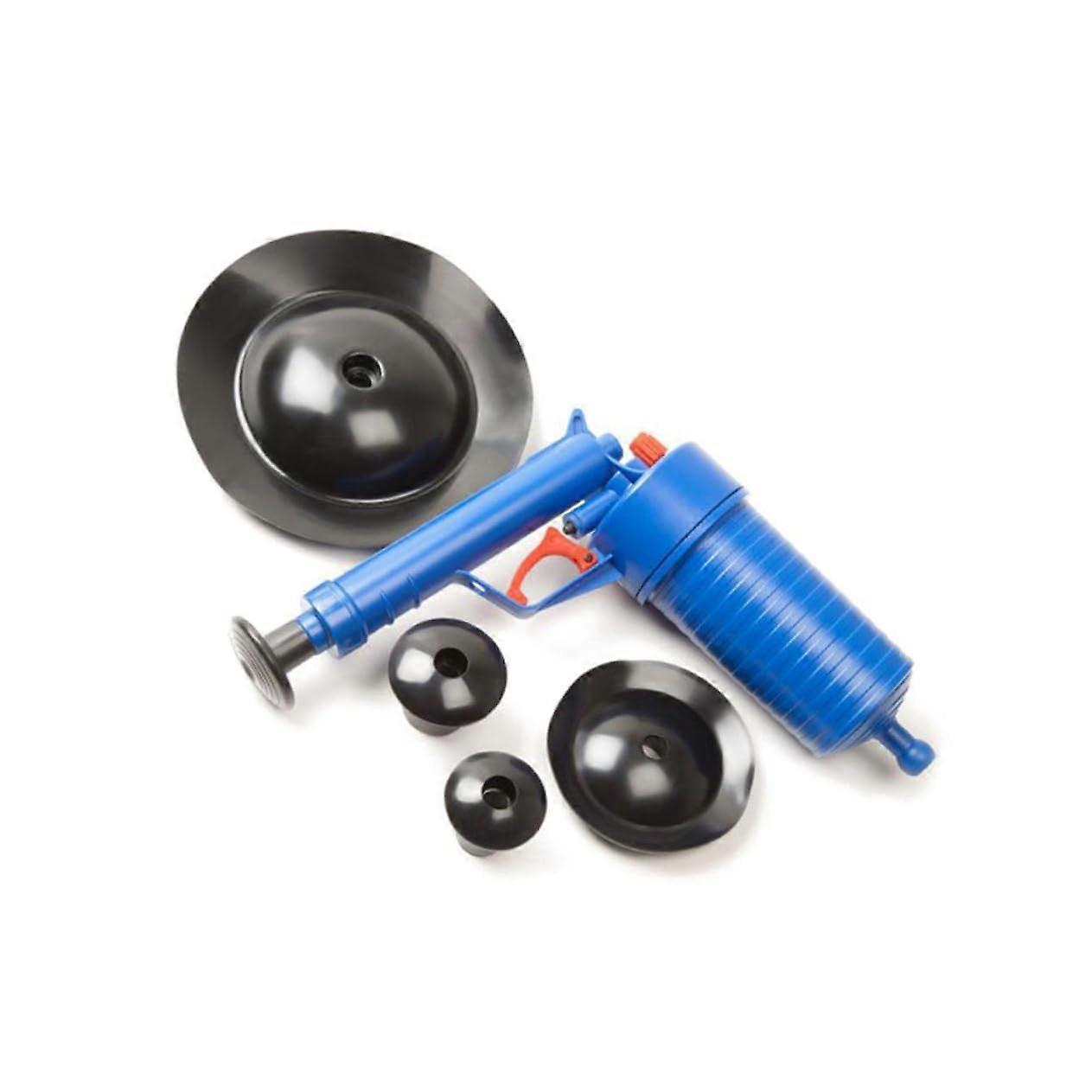pressure drain cleaner pump Effective plunger for toilets, sinks, bathtubs, and drain pipes Reusable with different suction heads Easy to use for
