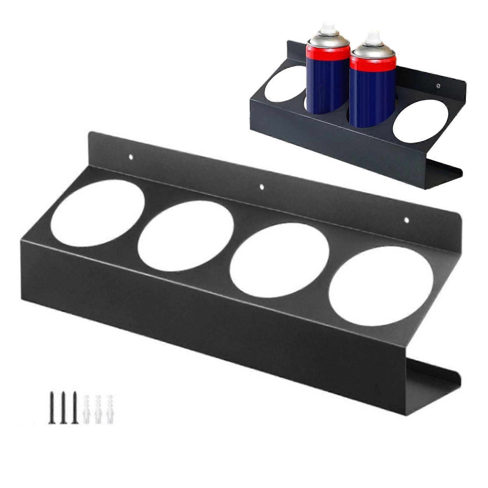 Spray Bottle Holder Wall Mount Rack Organiser for Bathroom and Kitchen