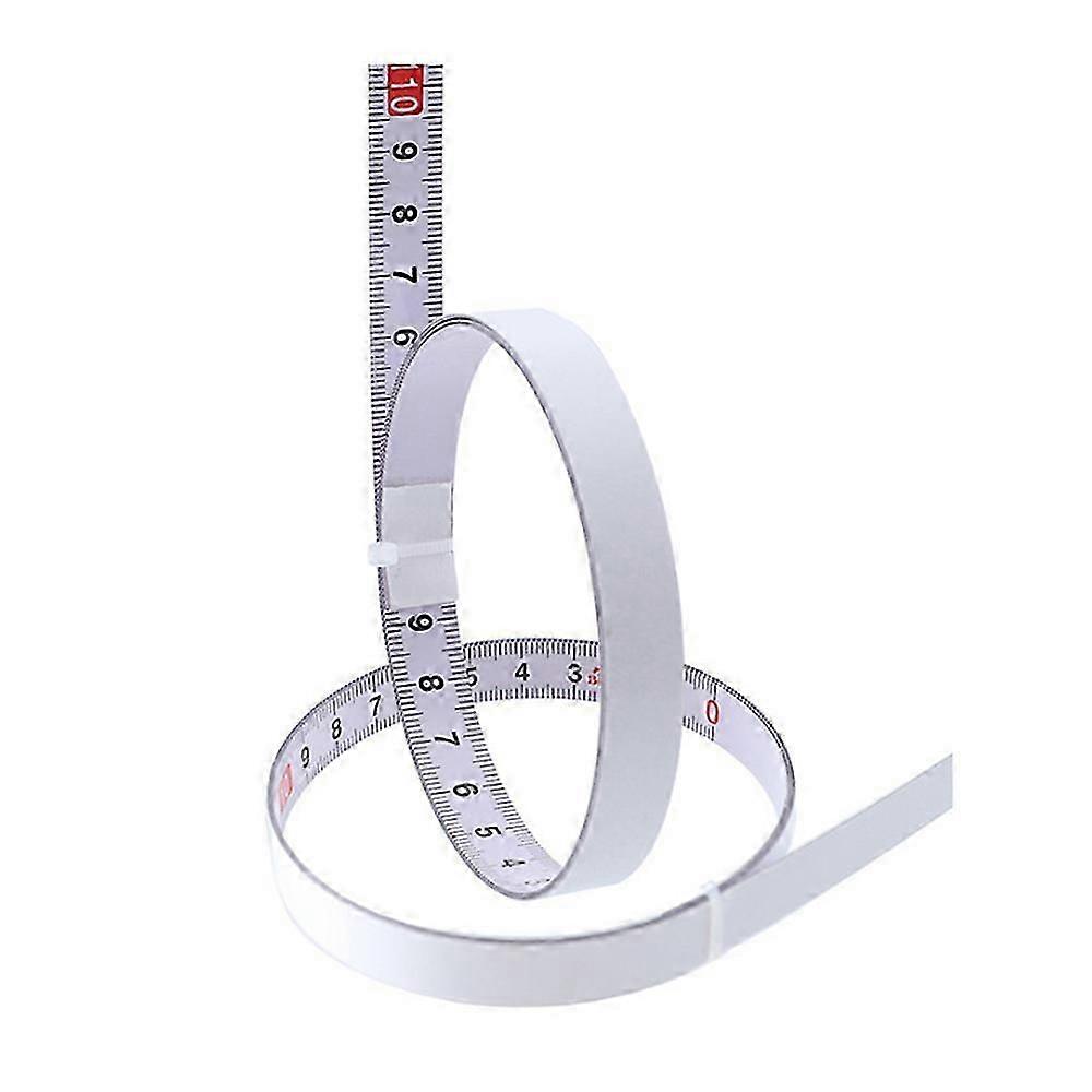 Self Adhesive Measuring Tape 16.4ft Durable Steel High Accuracy Multi Purpose Workbench Ruler