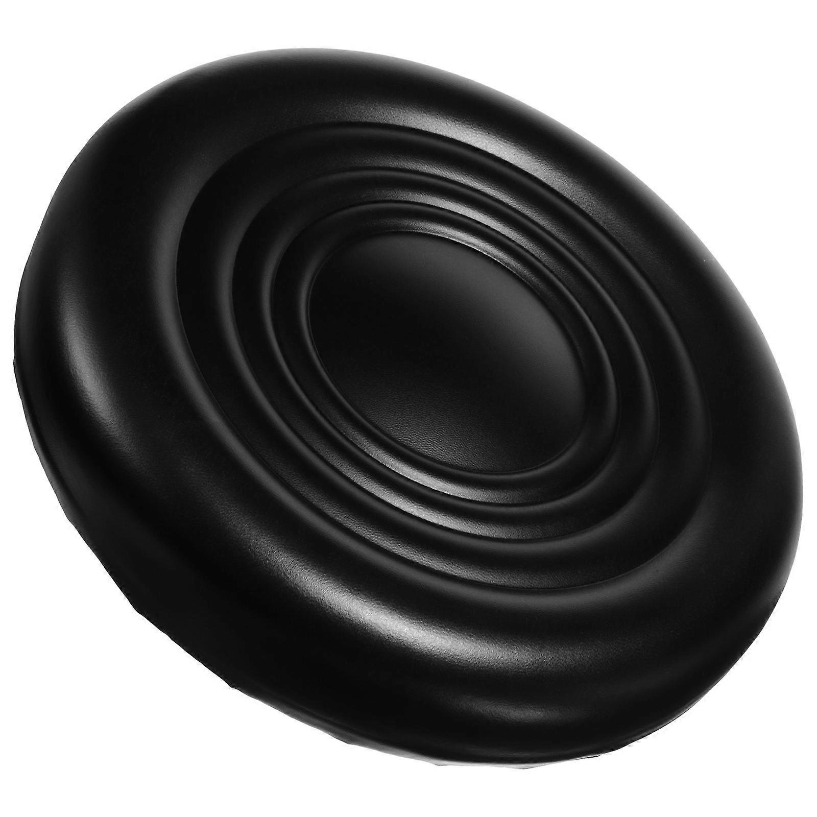 Black PU Stool Replacement Seat for Home Use Comfortable Ergonomic Design 6.5 Inches Diameter