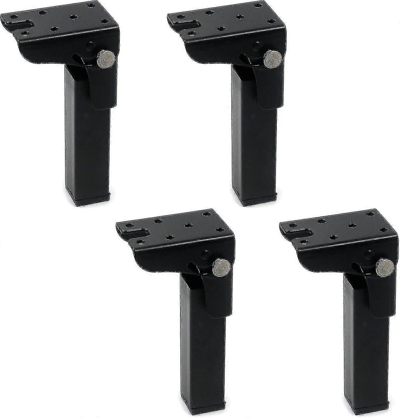 4PCS 300mm Foldable Iron Table Legs with Locking Hinge 90 Degree