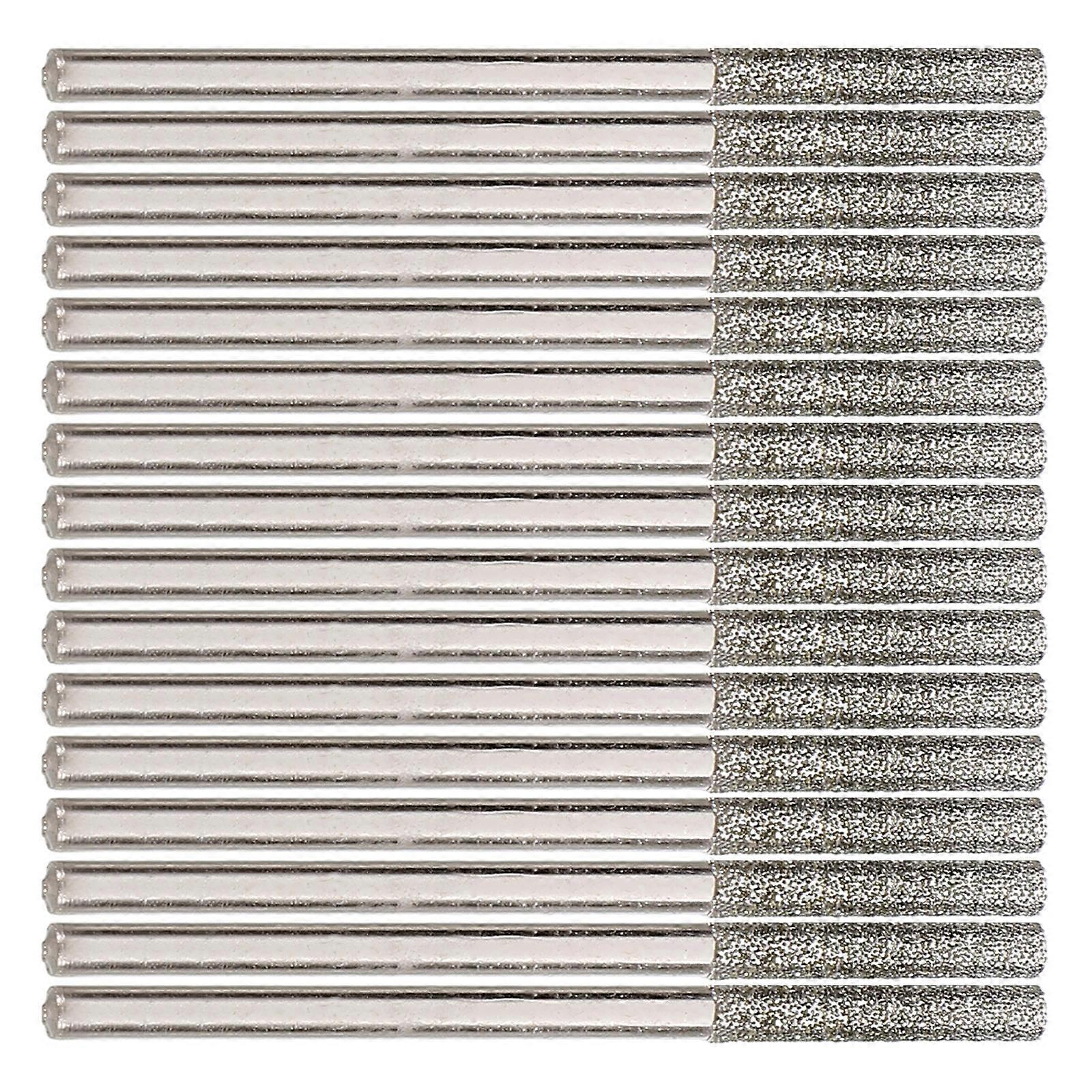 Masonry Drill Bits Replacement Sturdy Emery Parts for Versatile Gemstone Use 20pcs