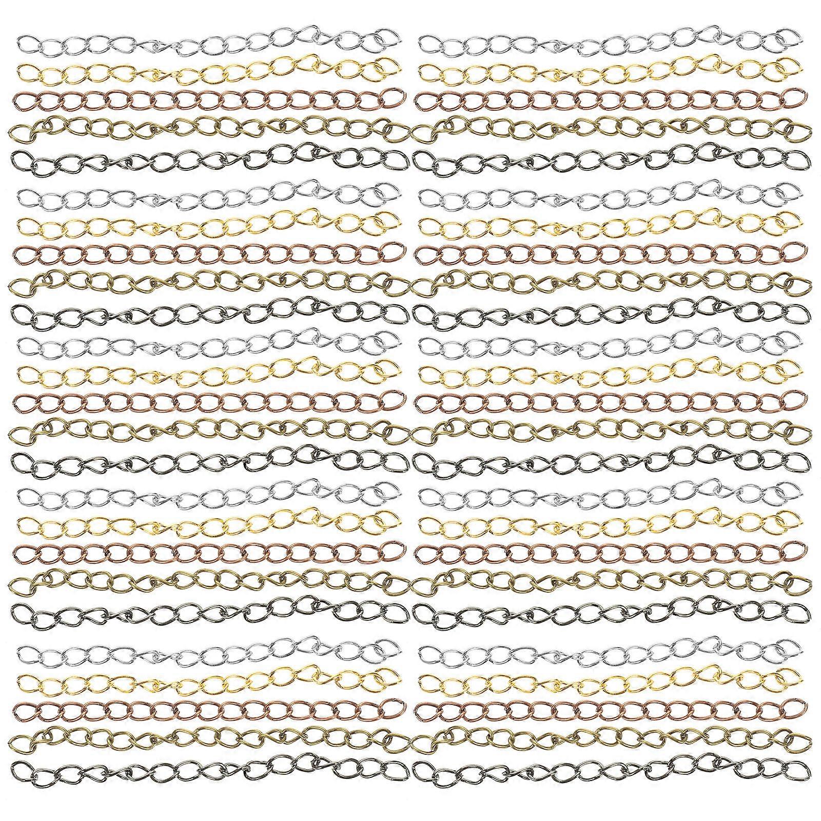 It sounds like you're referring to a product listing or description for **necklace and bracelet extension chains**. These are commonly used in **DIY