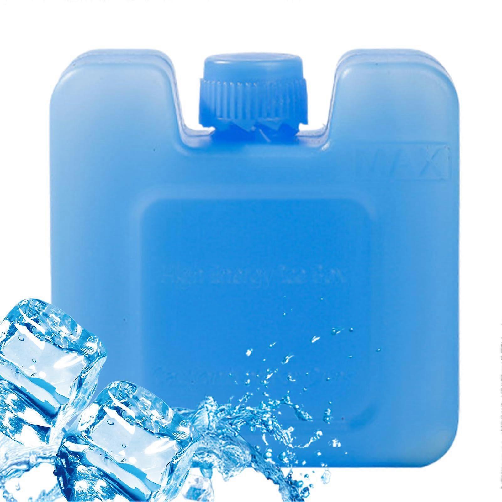 Reusable Ice Block | 3.94 Inch Thick Leak-Proof Ice Packs | Portable Long-Lasting Cooling Solution for Camping Travel Picnic