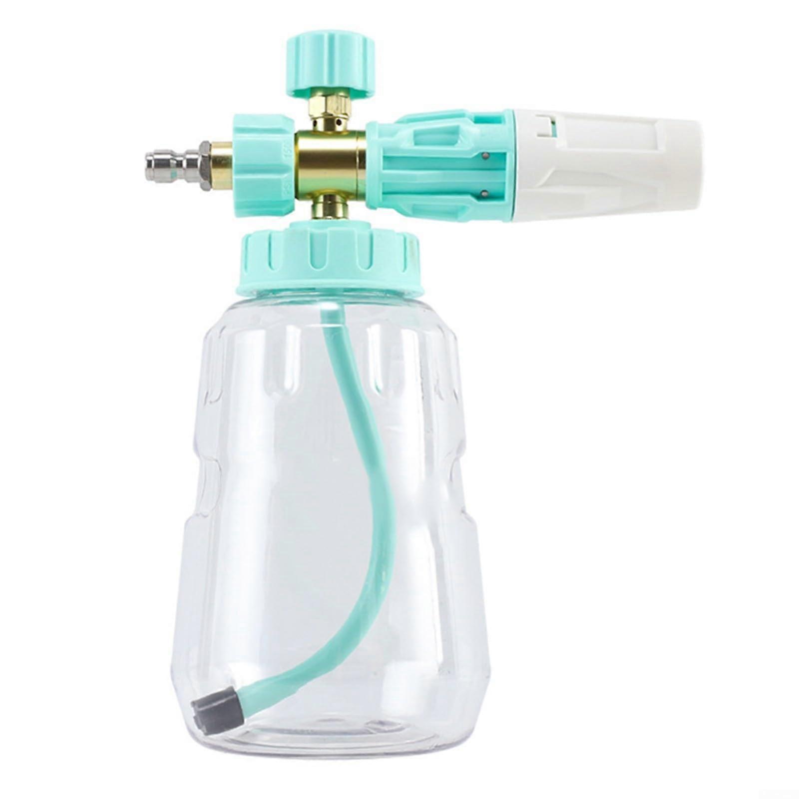Auto-Schneeschaumkanone 360-Degree Adjustable High-Pressure Bottle With Spray Modes For Vehicle Detailing Mint Green