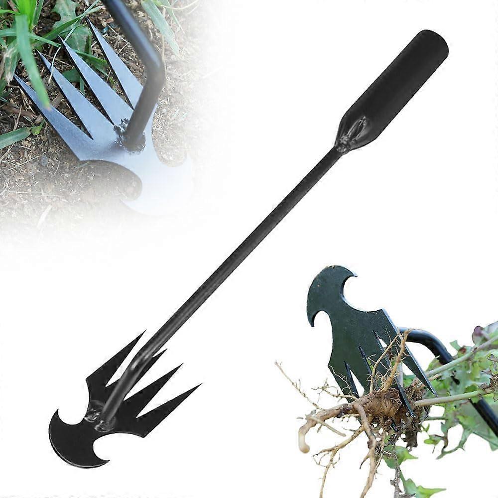 Garden Tools Weed Uprooting Tool and Weed Remover 2025 Model Hand Weeding for Digging and Transplanting Black 29 cm