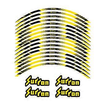 Gäller för Motorcykel Hjul Klistermärke Vattentät Hub Dekal Fälg Stripe Tape För Surron Sur Ron Light Bee X / S / LBX Segway X260 X160